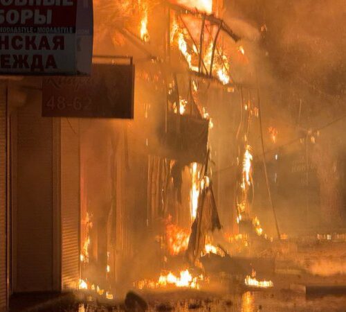 Ракети та дрони атакували тимчасово окуповані Донецьк і Луганськ