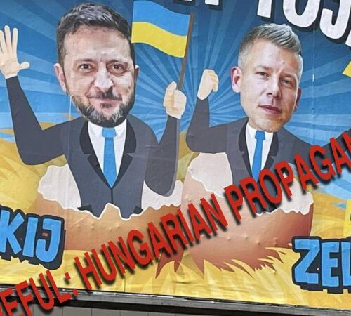 МЗС відреагувало на угорську карикатуру з українським президентом