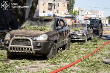 ОВА: вранці 3 липня у центрі Полтави під час повітряної тривоги було зачинено укриття