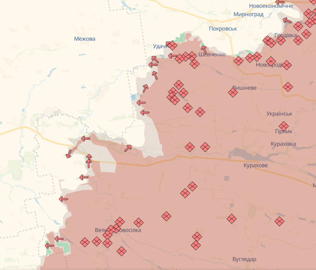 Ситуація в зоні відповідальності ОТУ "Донецьк" на початок липня