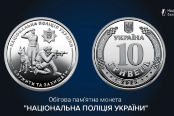 НБУ ввів в обіг нову монету “Національна поліція України”