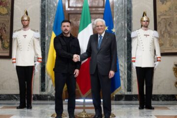 Зеленський провів зустріч із президентом Італії Серджо Маттареллою