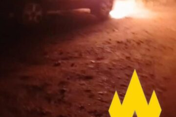 Партизани “АТЕШ” знищили авто “Ахмата” в окупованому Маріуполі