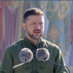 У центрі Києва відбулися урочистості з нагоди Дня державності. Участь брали прем’єрка Латвії, спецпредставник США, Сирський