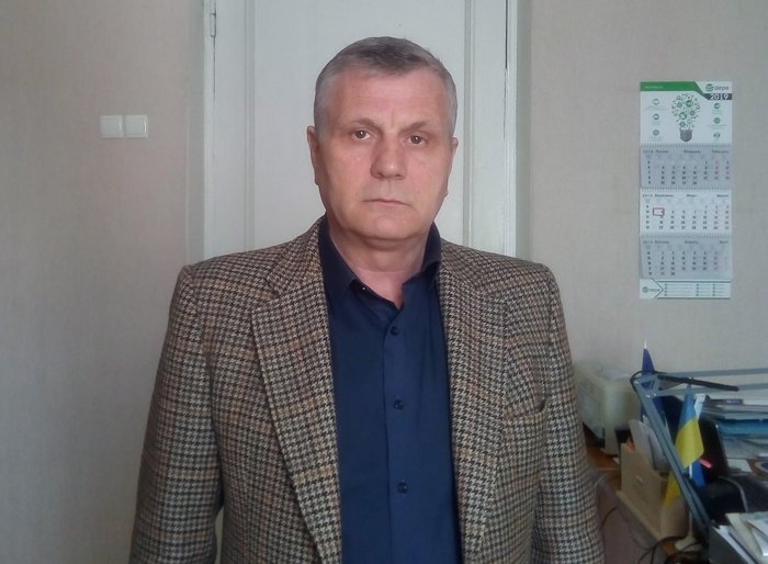 Віталій Капля на роботі, 2019 р.