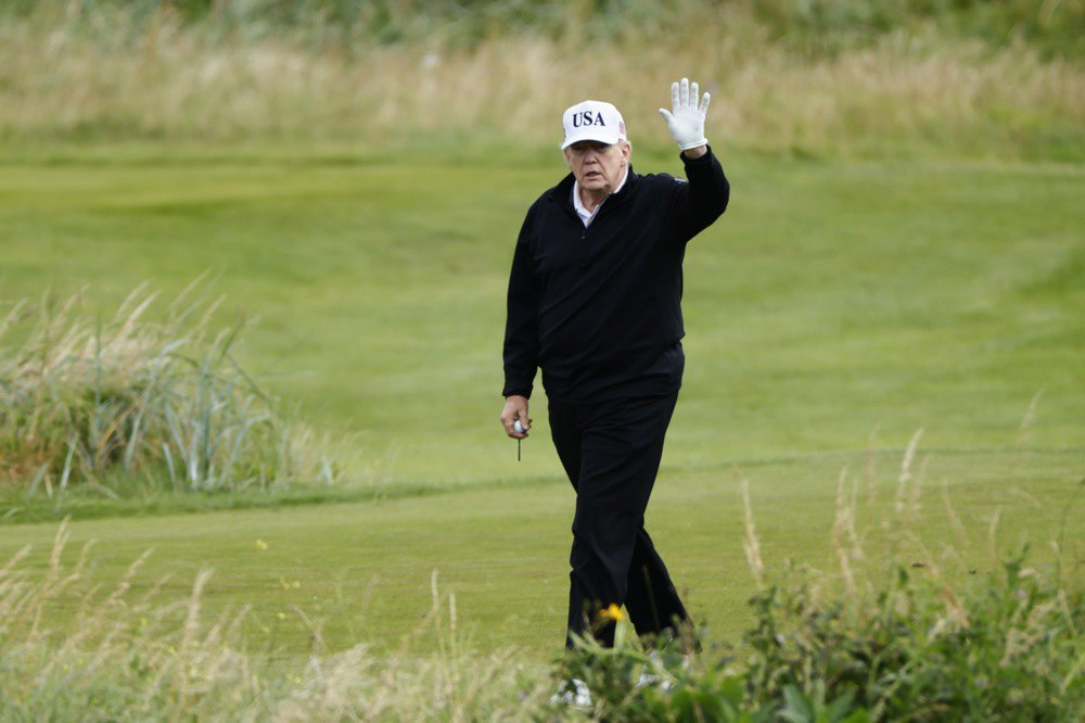 Президент США Дональд Трамп у Шотландії, 26 липня 2025 року