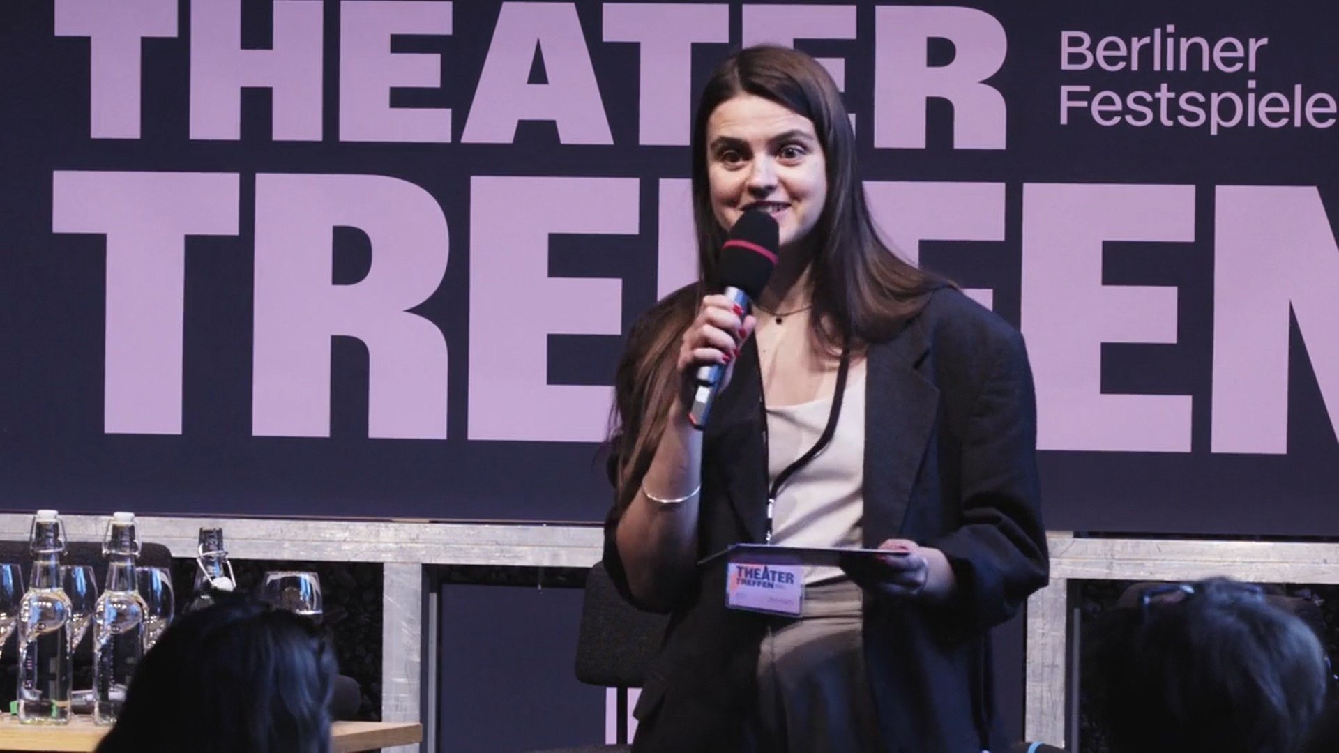 Олена Апчел під час Teatretrefen.