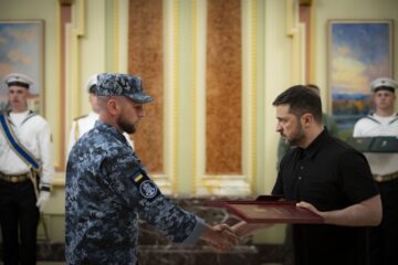 Володимир Зеленський відзначив державними нагородами воїнів ВМС