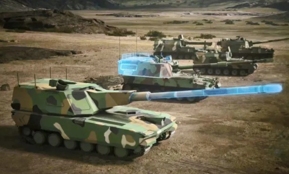 Концепт перспективної безпілотної самохідної гаубиці K9A3 — нової модифікації K9 Thunder. Візуалізація Hanwha Aerospace