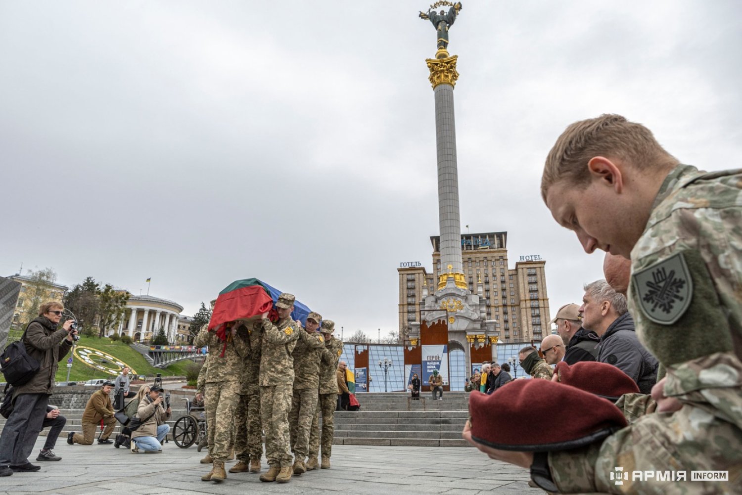 У Києві попрощалися з 20-річним добровольцем з Литви, який воював за Україну