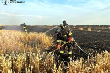 Ворог знищує хлібні поля на Харківщині