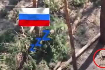 Взяв до рук та почав бити об дерево — окупант намагався звести рахунки з українським FPV