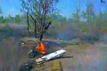 «Молнія» більше не вдарить: дронарі знищили ударний БПЛА рф ще до злету