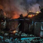 Наслідки нічної атаки по Києву: 19 постраждалих, уламки БПЛА впали в шести районах