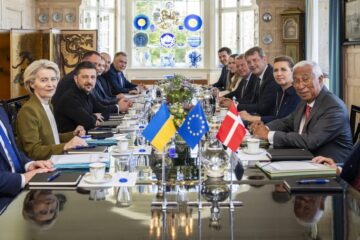 Президент України провів спільну зустріч із керівниками Данії, Євроради та Єврокомісії
