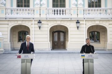 Президент обговорив з прем’єр-міністром Норвегії потреби в обороні, санкції проти рф та гарантії безпеки