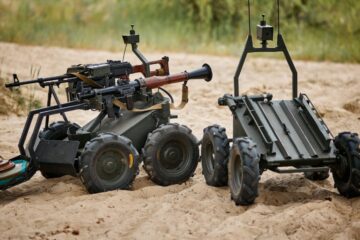Українські розробники об’єднали турель з естонською наземною платформою