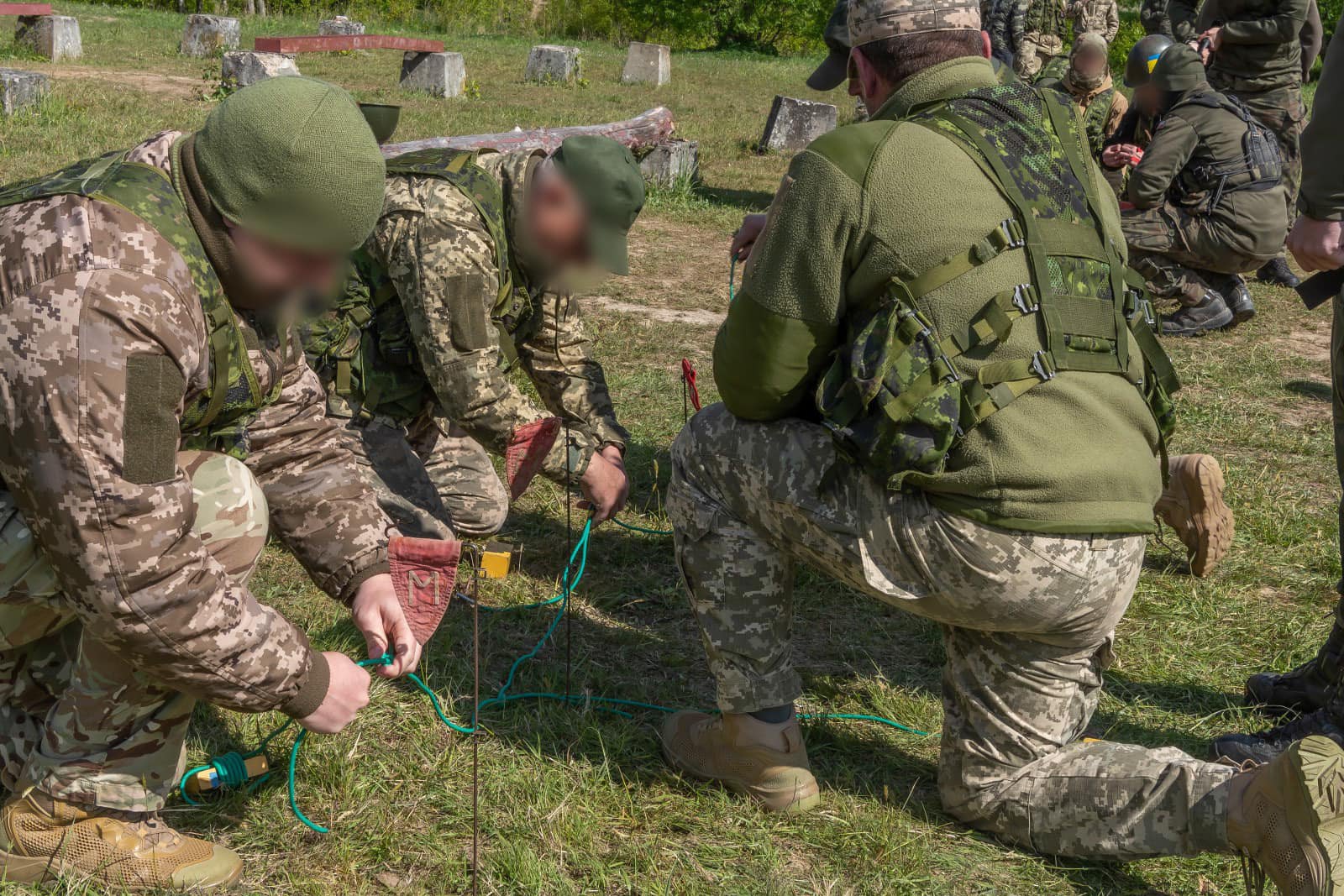 Українські військові під час навчань у Польщі