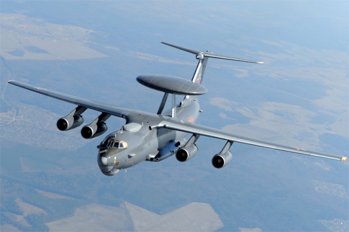 Літак ДРЛВУ А-50 вкс рф.