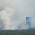 Міненерго: у районі вантажного порту Запорізької АЕС спалахнула пожежа