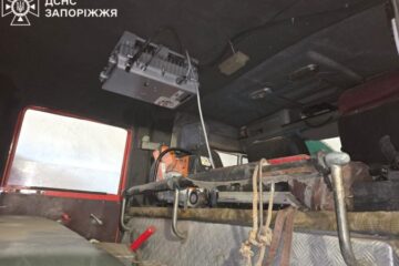 У Запорізькій області рятувальники потрапили під російський обстріл