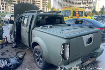 У Києві стався вибух в авто