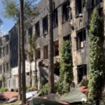 Під час нічної атаки в Сумах зруйновано корпус державного університету