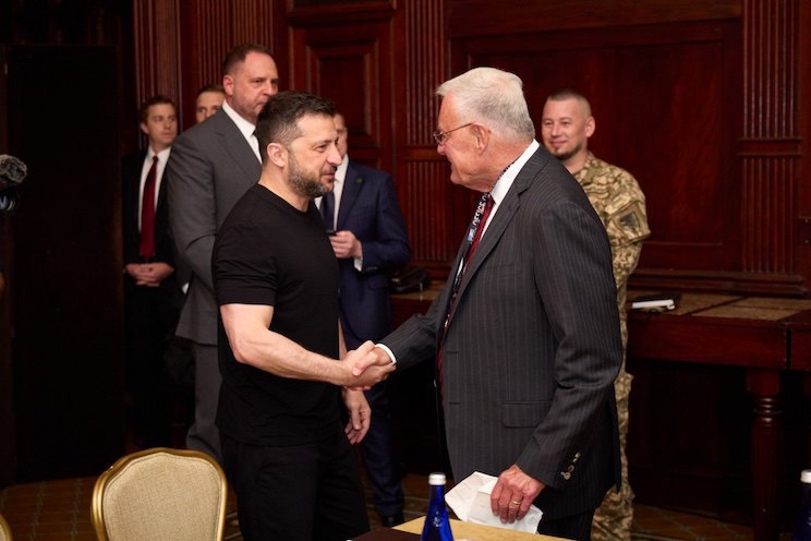 Володимир Зеленський, Кіт Келлог, США, 18 серпня 