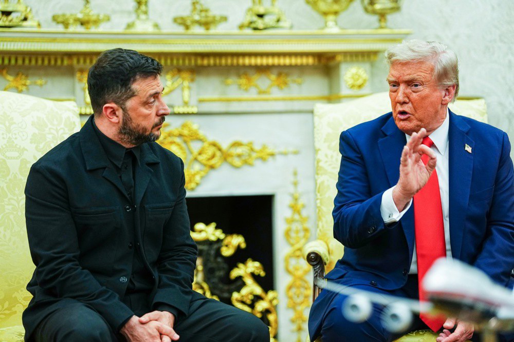 Зустріч Дональда Трампа та Володимира Зеленського в Овальному кабінеті Білого дому