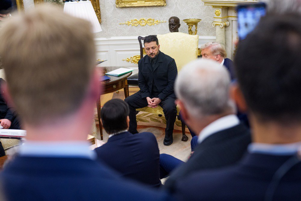 Зустріч Дональда Трампа та Володимира Зеленського в Овальному кабінеті Білого дому