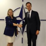 Альона Гетьманчук вручила вірчий лист для генерального секретаря НАТО Марка Рютте