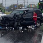 У Харкові позашляховик зіштовхнувся з тролейбусом та автобусом, 8 постраждалих
