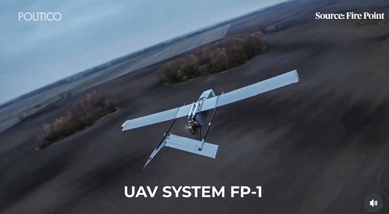 Далекобійний дрон українського виробництва FP-1