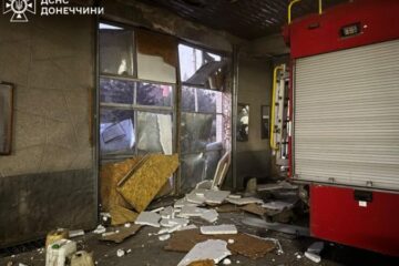 Росіяни атакували пожежну частину в Костянтинівці