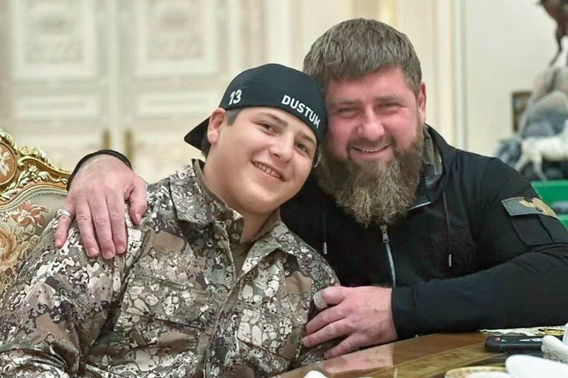 Рамзан Кадиров з сином Адамом