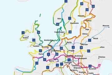 Велосипедна мережа EuroVelo скоротила маршрут, який проходив через Білорусь та Росію