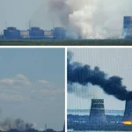 Поблизу енергоблоків Запорізької АЕС горить сухий очерет