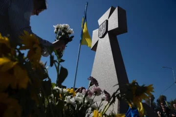 На Берковецькому кладовищі відкрили другий меморіал на честь загиблих військових