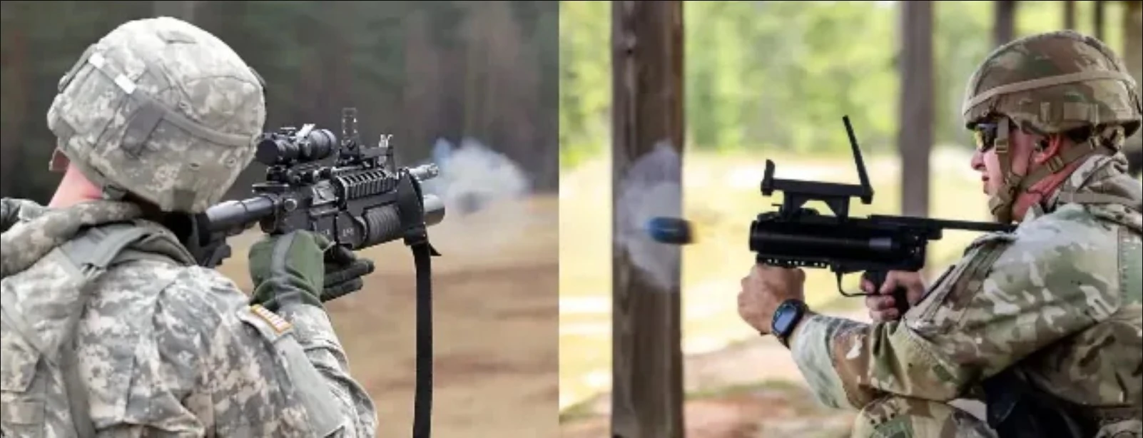 Гранатомети M203 та M320, що стоять на озброєння Армії США. Фото: US Army