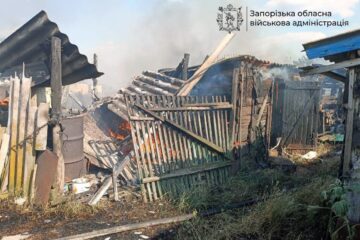 Масовані обстріли Запорізької області: зруйновані будинки й інфраструктура, є жертви