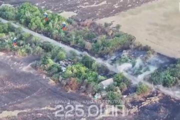 У 225 ОШП показали, як їхні Bradley «косять» посадки з російською піхотою