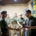 Оборона Липців і підготовка новобранців: Володимир Зеленський поспілкувався з бійцями 92-ї бригади