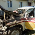 На Сумщині росіяни знищили автомобіль медиків
