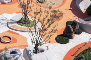 У Китаї створили дитячий майданчик з бетону, який надрукували на 3D-принтері