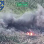 Фокус зі зникненням: окупант розлетівся після зустрічі з дроном 155-ї бригади