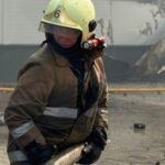 На Івано-Франківщині загасили пожежу на складах, яку спричинили російські обстріли
