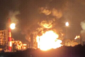 Рязанський нафтопереробний завод – у вогні