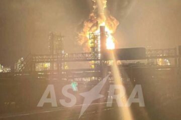 Безпілотники атакували один з найбільших у Росії Киришський нафтопереробний завод