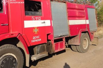 Російські окупанти атакували дроном рятувальників на Запоріжжі
