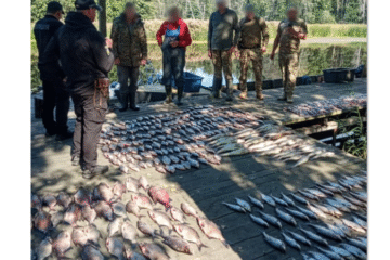 На Київщині затримали підозрюваних у вилові риби в зоні радіаційного забруднення